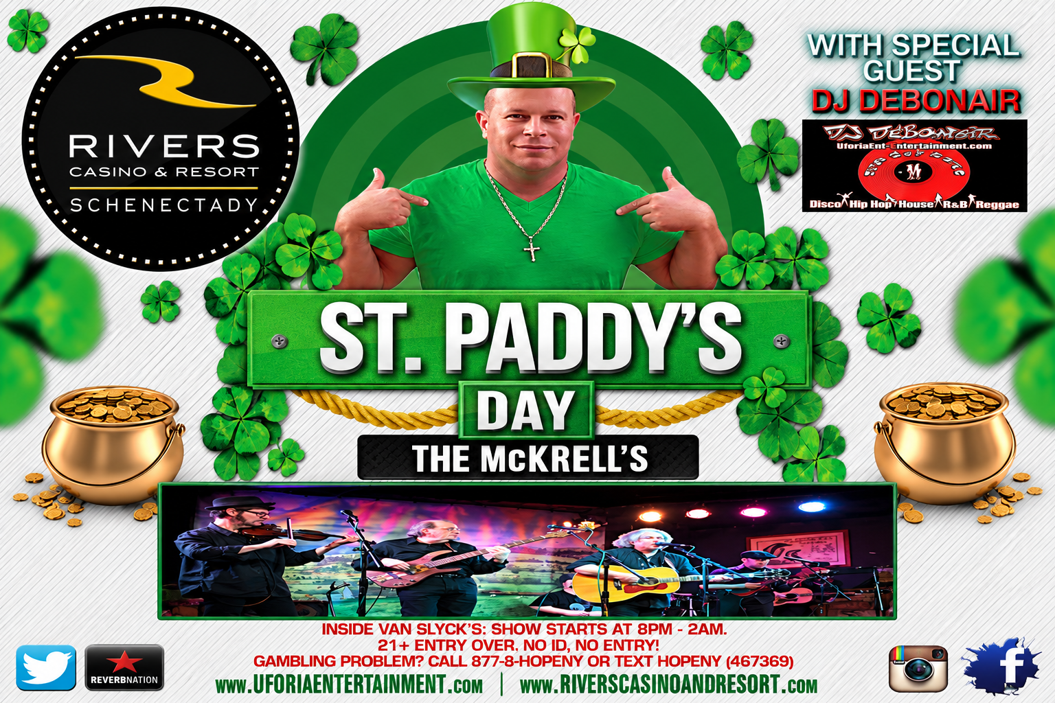 DJ Debonair & The McKrell's — March 17, 2018 | Uforia Entertainment & DJ Debonair